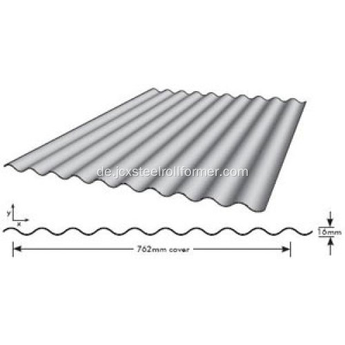 Gewölbte Blechtafel-automatische Fliese, die Maschine herstellt